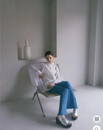 sahara ONLINE 한정판 Emboss Flare Pants