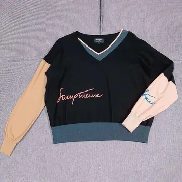 SONIA RYKIEL 소니아 리키엘 자수 고급 니트