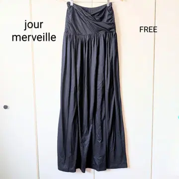 0015 jour merveille 베어 탑 롱 원피스 FREE