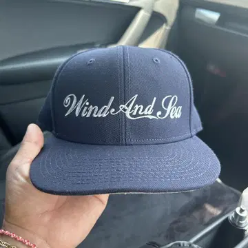 WindAndSea 네이비 플랫 빌 캡
