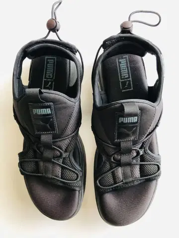 푸마 샌들 27cm 남성용 블랙