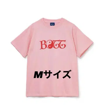 BoTT 봇 2Y Tee 로고 티셔츠 핑크 M 사이즈