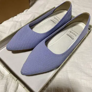 steppi 니트 포인트 펌프스 라이트 퍼플 23.5cm
