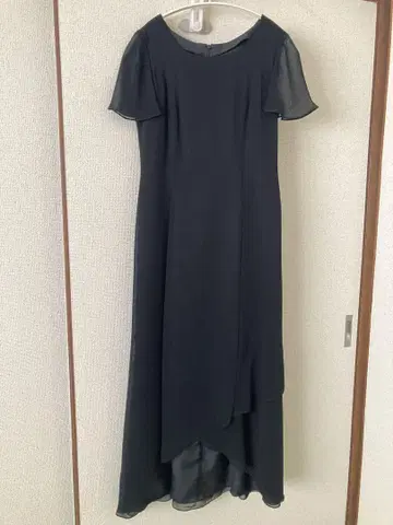 블랙 쉬폰 비대칭 드레스 EMOTIONAL DRESSES 38호