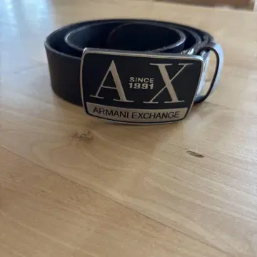 Armani Exchange AX 로고 벨트 30 사이즈