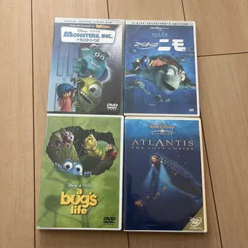 디즈니 DVD 4장 세트