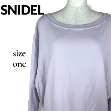 SNIDEL 스나이델 돌먼 컷 티셔츠 라벤더 트레이닝복 F
