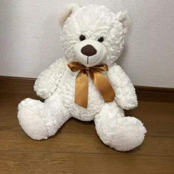 흰 곰 봉제 인형 약 40cm