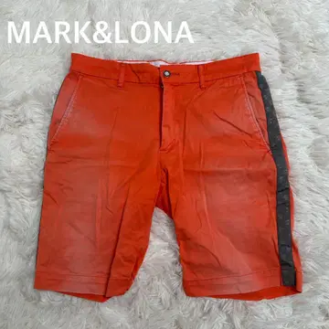 MARK&LONA 마크앤로나 골프 숏팬츠 오렌지