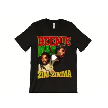 BEENIE MAN 레게 티셔츠 댄스홀 XL