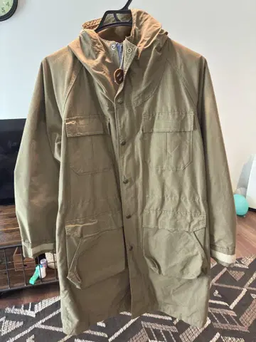 SIERRA DESIGNS 카키 마운틴 후드티 XS