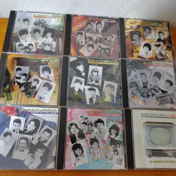 추억의 팝스 일본어판 그래피티 CD 9장 세트 케이스, 별책 설명서 포함