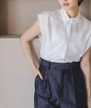 허리 쉐이프 셔츠 시로