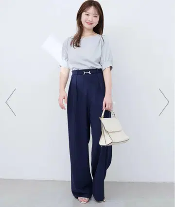 네이비 슬랙스 FREE 사이즈