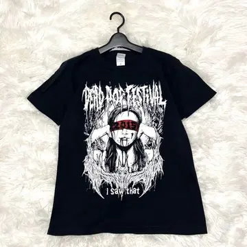 새상품급 DEAD POP FES SiM 데드 팝 티셔츠 페스티벌 블랙 M