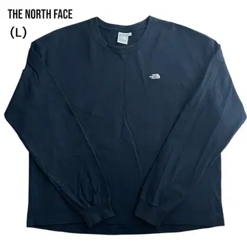 THE NORTH FACE 롱 슬리브 눕시 코튼 티 네이비 L