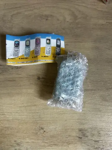 라이트 블루 녹음 재생 그리운 피처폰 마스코트 피처폰 가챠