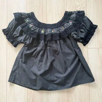 헝가리 빈티지 수공예 자수 블라우스 민족 의상 vintage