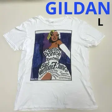 GILDAN 마릴린 몬로 그래픽 티셔츠 아트 반팔 새상품급