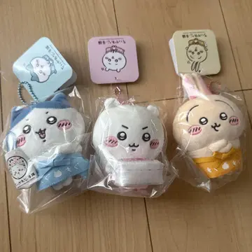 치이카와 모구모구 본점 점원 마스코트 3종 세트