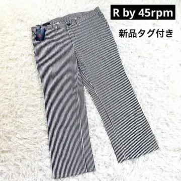 택 포함 새상품 R by 45rpm 크롭 팬츠 스트라이프 사이즈 3