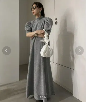 Ameri 깅엄 체크 A 라인 원피스
