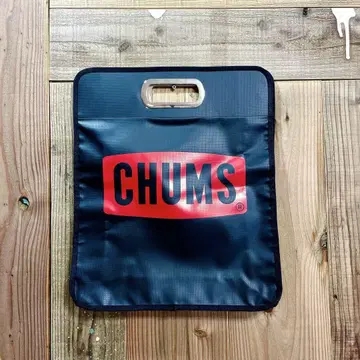 CHUMS 참스 로고 디자인 레코드 백 토트백