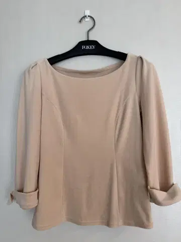 DAISY VELOUR 베이지 긴팔 상의 38