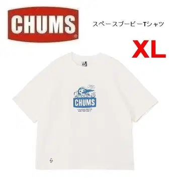 참스 스페이스 부비 티셔츠 화이트 XL CH01-2545 남성용