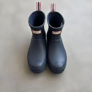 HUNTER 숏부츠 네이비