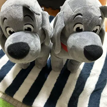 오자루의 조지 개 봉제 인형 2종 세트