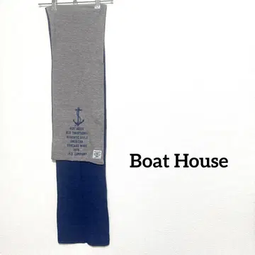 Boat House 코튼 서핑 니트 머플러