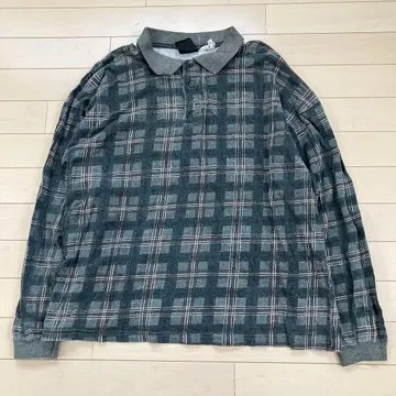 7.7 BUGLE BOY 뷰글 보이 피케 셔츠 체크 L