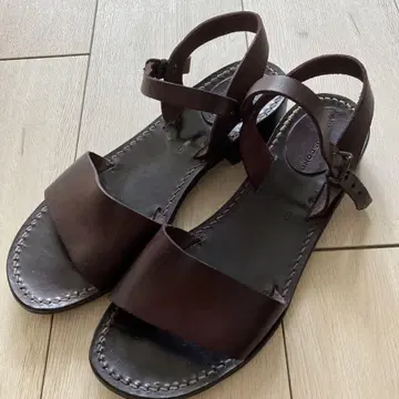 FABIO RUSCONI 다크 브라운 샌들