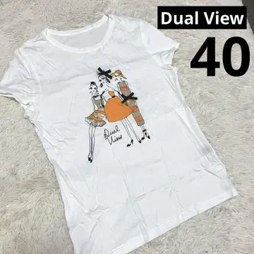 듀얼 뷰 dual view 상의 스팽글 비즈 리본 봄/여름