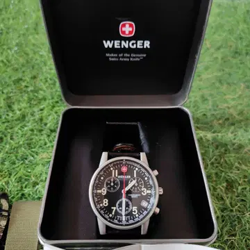 Wenger 7072X 알루미늄 케이스 설명서 나일론 벨트 NATO 벨트