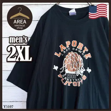 GILDAN 2XL 농구 티셔츠 LaPorte 2006 블랙 구제 의류