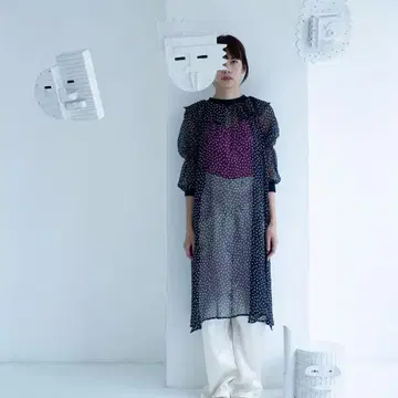 MOI 실크 요류 원피스