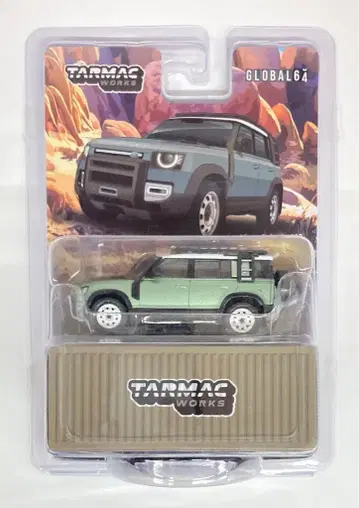 타마크 워크스 1/64 랜드로버 디펜더 110 그린 메탈릭
