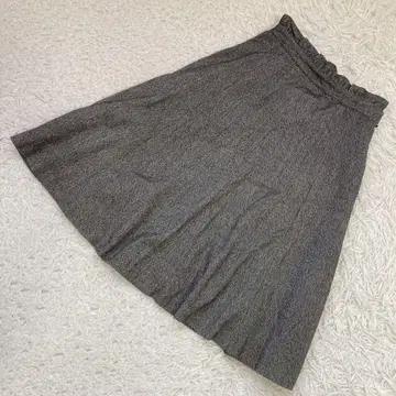 KarL park lane 플레어 스커트 차콜 L 오피스 심플