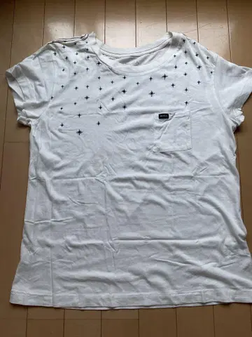 RVCA 별 모양 자수 티셔츠