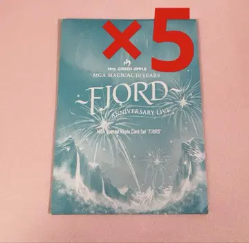mrs. green apple 팝업 FJORD 포토 카드 미개봉