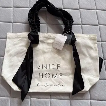 SNIDEL HOME 리본 포함 캔버스 백