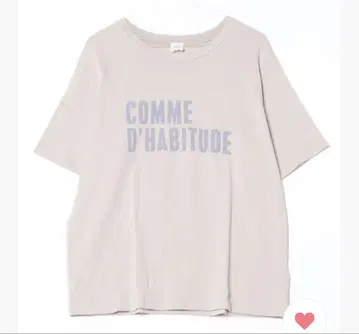 IENA 이에나 COMME DHABITUDE 티셔츠