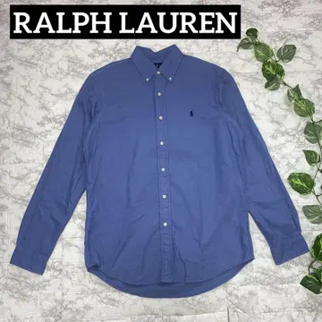 RALPH LAUREN/랄프 로렌 코튼 긴팔 셔츠 블루 M
