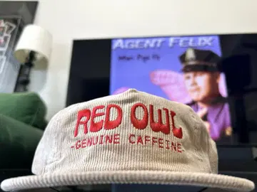 USA Red Owl Coffee 코듀로이 캡 베이지
