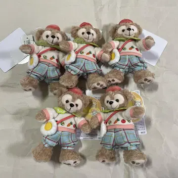 디즈니 씨 원더풀 주방 더피 봉제 인형 배지