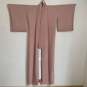 순수 실크 하나비시 코몬 기모노 미착용, 시츠케 포함