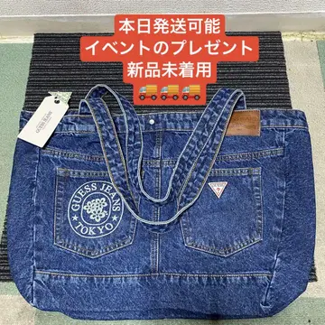 GUESS JEANS 데님 토트백 게스 데님 토트백