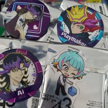 유희왕 VRAINS 아이 로보피 플레이 메이커 유작 캔뱃지
